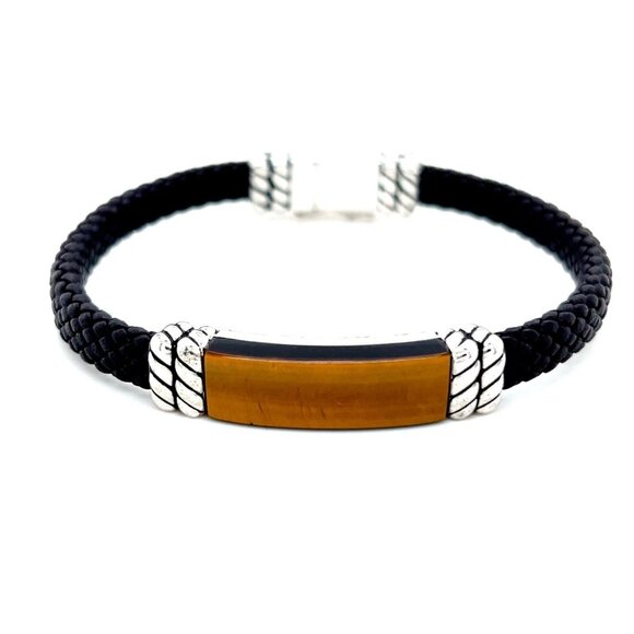 Men’s Effy Tiger Eye Bracelet - Picture 1 of 11